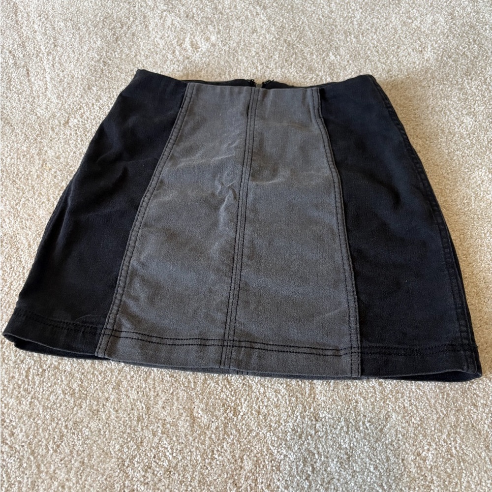 Black and Gray Women's Skirt